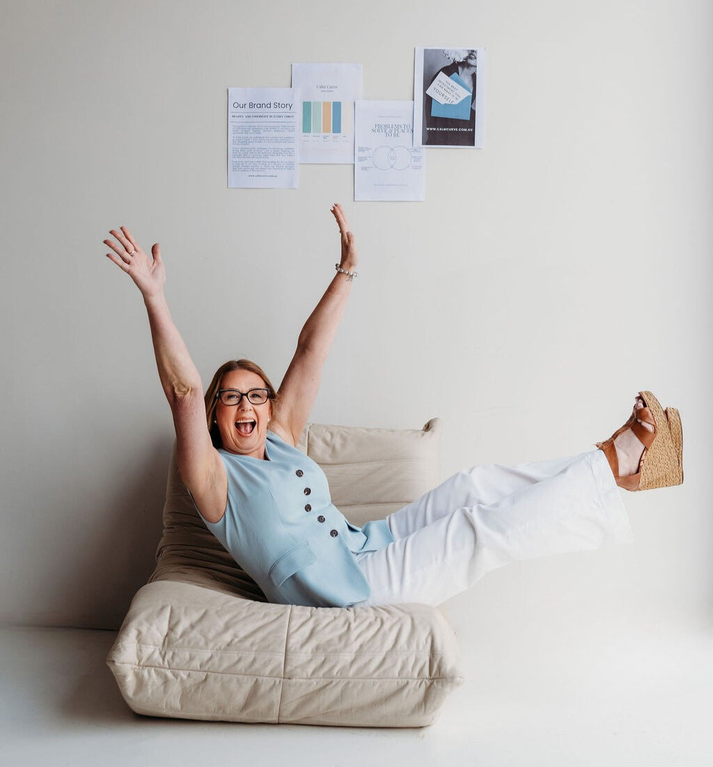 Calm Curve period proof shapewear founder 
