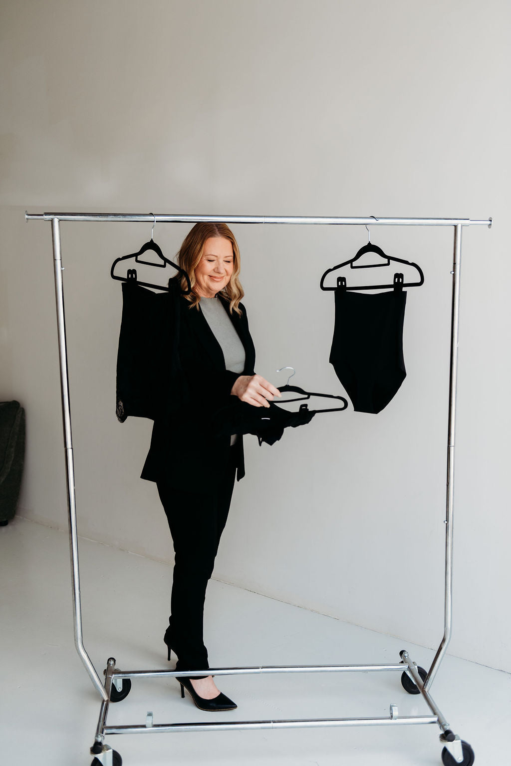 Founder story for period proof shapewear helping perimenopausal women. weight gain, heavy periods