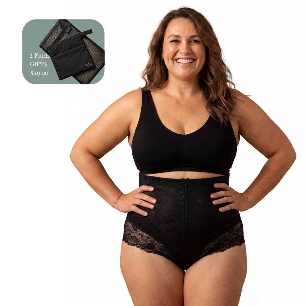 Freya - Light Flow Period & Leak Proof Shapewear with Front Zipper