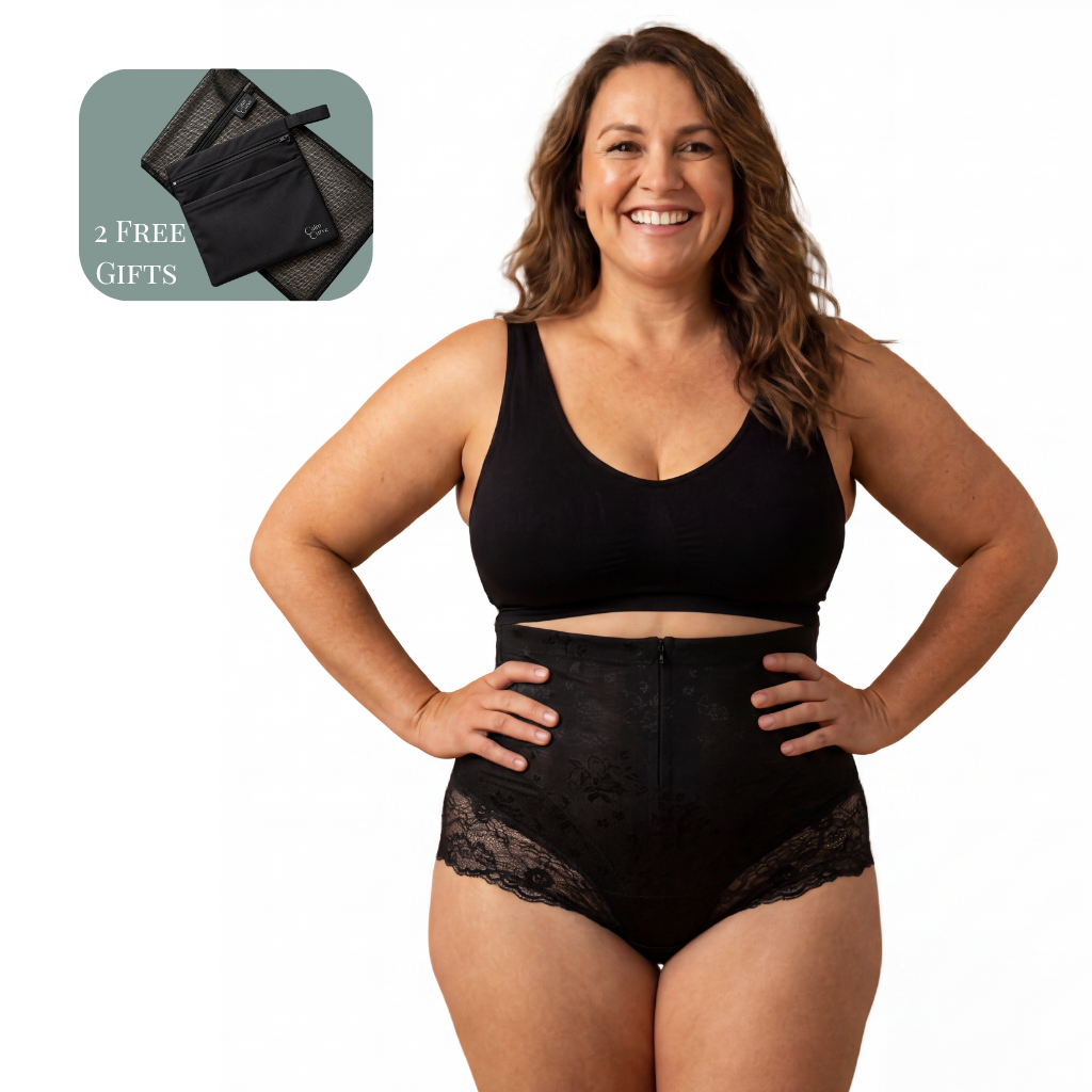 Freya - Light Flow Period & Leak Proof Shapewear with Front Zipper